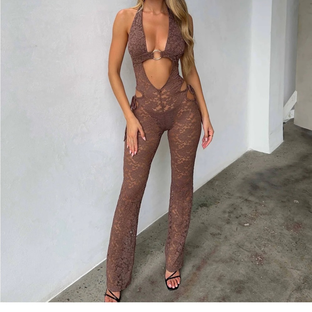Outcast Chelsea Jumpsuit Mocha (NEW)